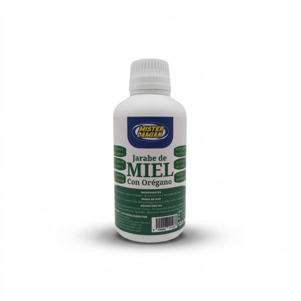 Jarabe de Miel con Oregano 120ml