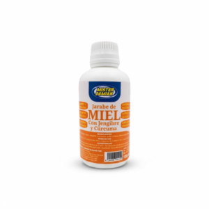 Jarabe de Miel con Jengibre y Cúrcuma 120ml